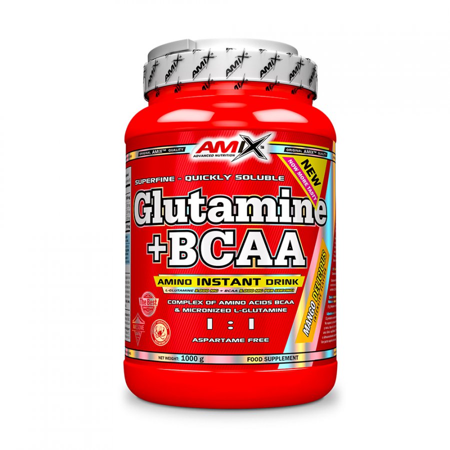Amix Nutrition Amix Glutamine + BCAA Powder 1000 g - pomeranč