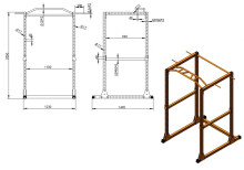 Posilovací klec - Pro Squat Rack 4000