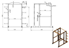 Posilovací klec - Pro Squat Rack 6000