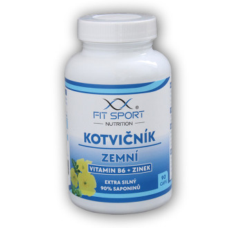 Fitsport Kotvičník zemní 90% + B6 a ZN 90 cps