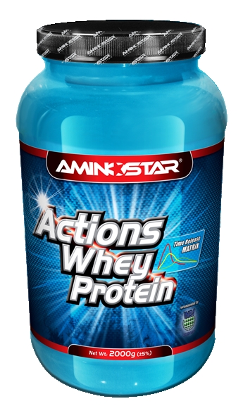 Aminostar Whey Protein Actions 65 1000 g - vanilka