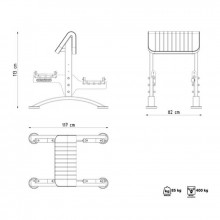 Scottova lavice Marbo MF-L003