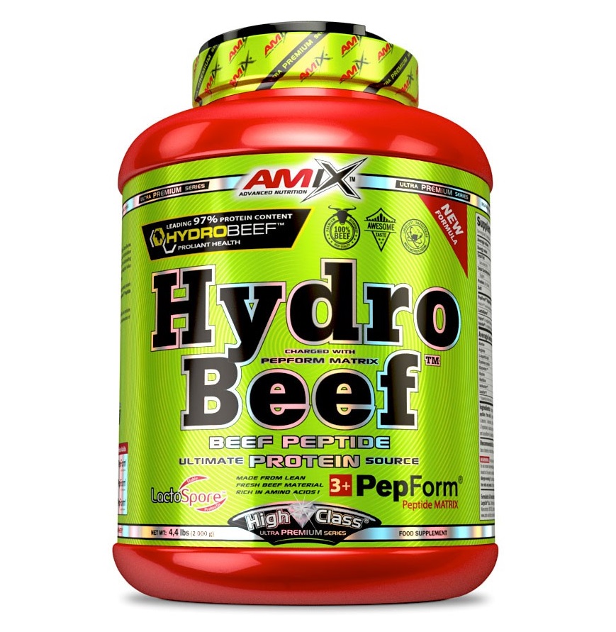 Amix Nutrition Amix HydroBeef Peptide Protein 1000 g - Mocca-káva-čokoláda